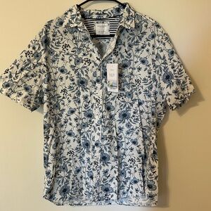 Denim and Flower by Ricky Singh Button Down Shirt